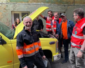Ambulans levererad till Ukraina