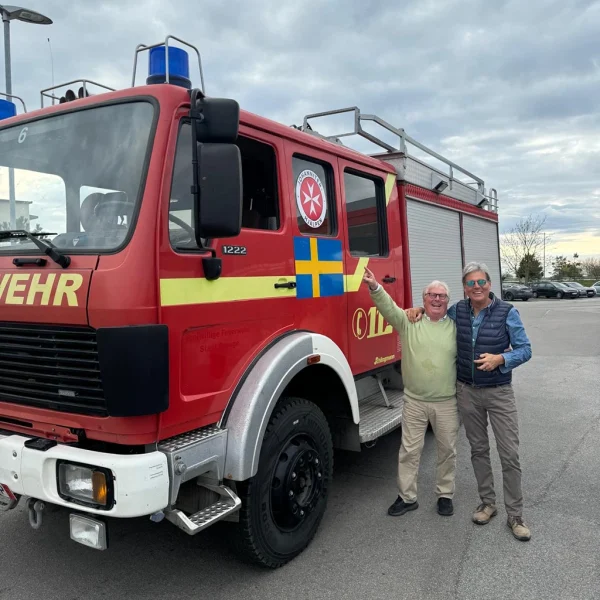 Brandbil nr 1 levererad till Ukraina